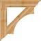 Ekena Millwork Westlake Traditional Rough Sawn Bracket, Western Red Cedar, 6"W x 36"D x 36"H BKT06X36X36WTL01RWR - alternate 4